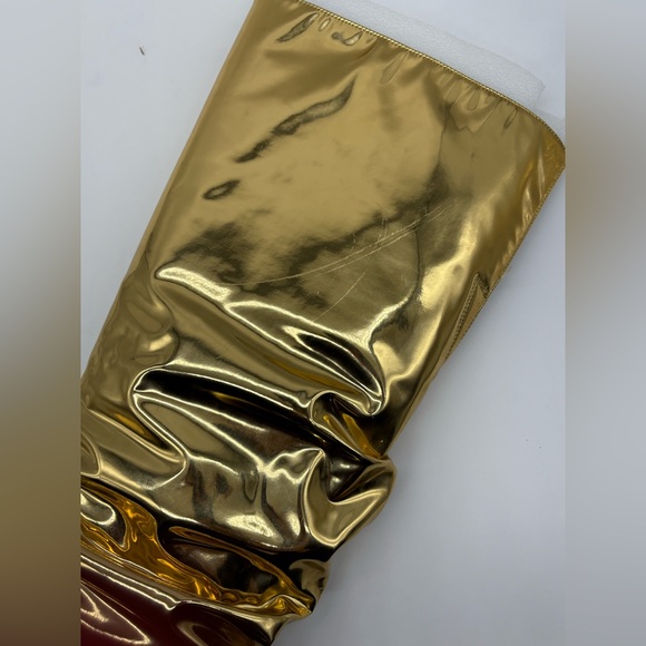 INC International Concepts Metallic Gold Heeled Boots - Picture 5 of 5